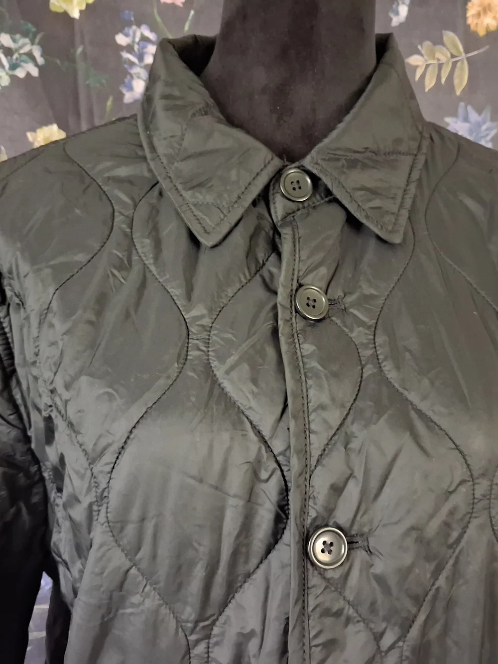 Banana Republic Black Quilted Lightweight Jacket